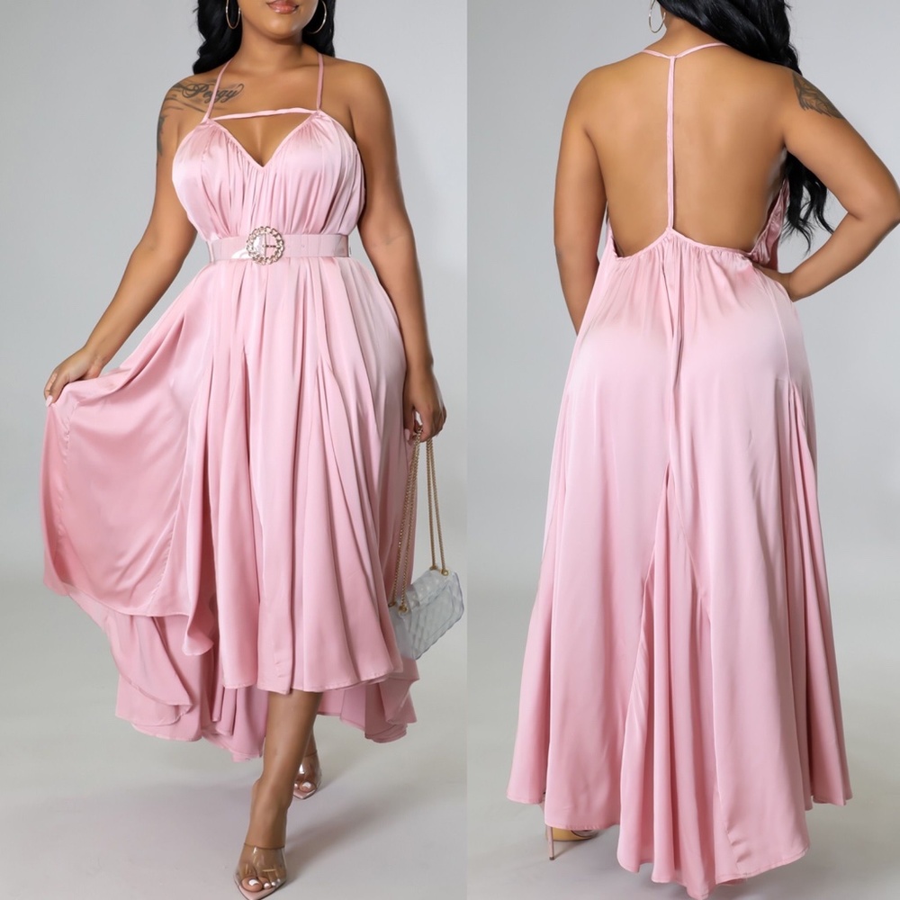 Sadie Satin Dress